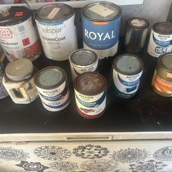 Assorted paint can bundle