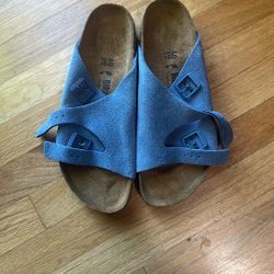 Blue Birkenstocks Size 9, In Women’s Size 7 Men’s