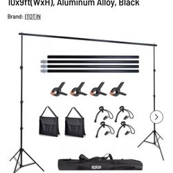 Backdrop Stand For Photos, Weddings, Birthdays Etc. 