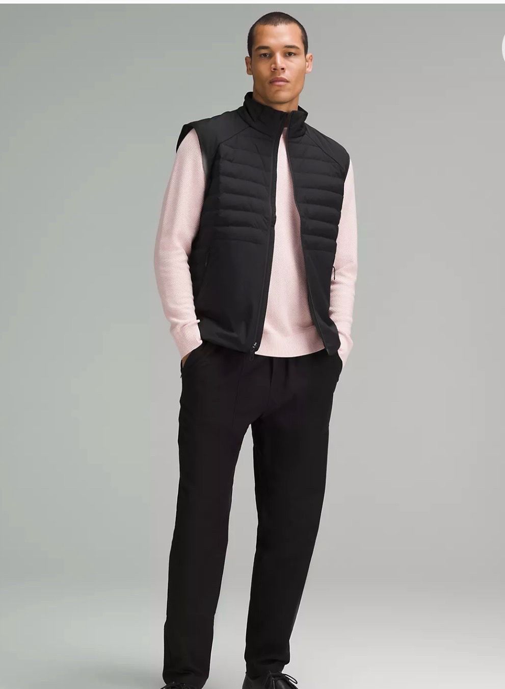 Lululemon Down For It All Vest Men's Size XL Black