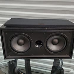 Klipsch Kg 2.2v Magnetically Shielded Center Channel Speaker Excellent Vintage Condition Black Oak Finish USA $50 ea (3) available 