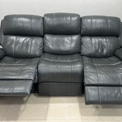Sofa de Piel Reclinable