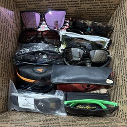 Various Sunglasses, Few Eyeglasses 