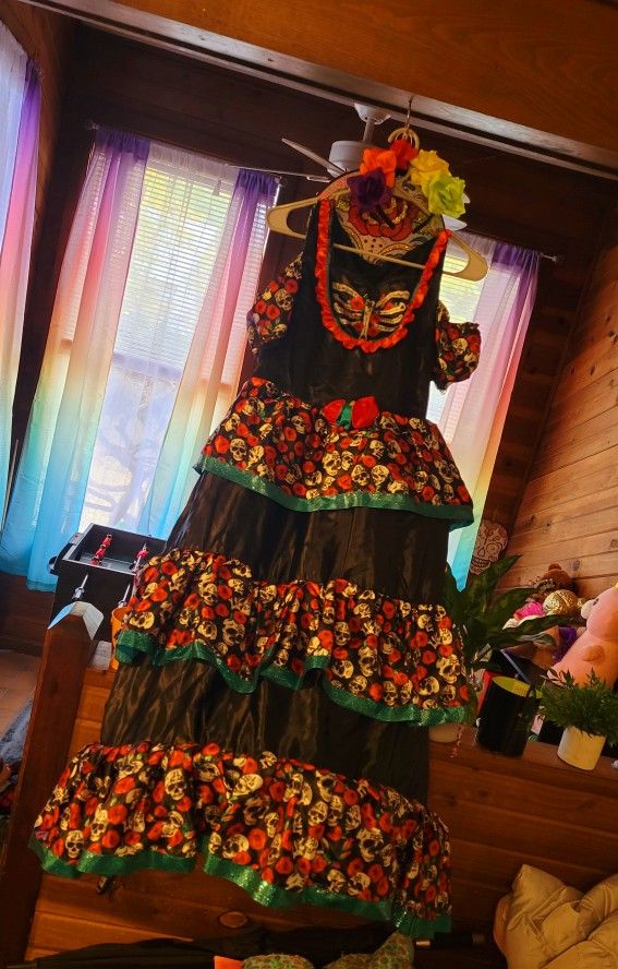 Girls Catrina Costume