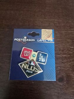 2019 MLB NLDS Nationals vs Dodgers Lapel Pin