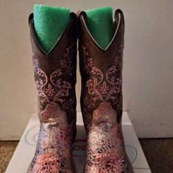 Girls Sparkle Cowgirl Boots