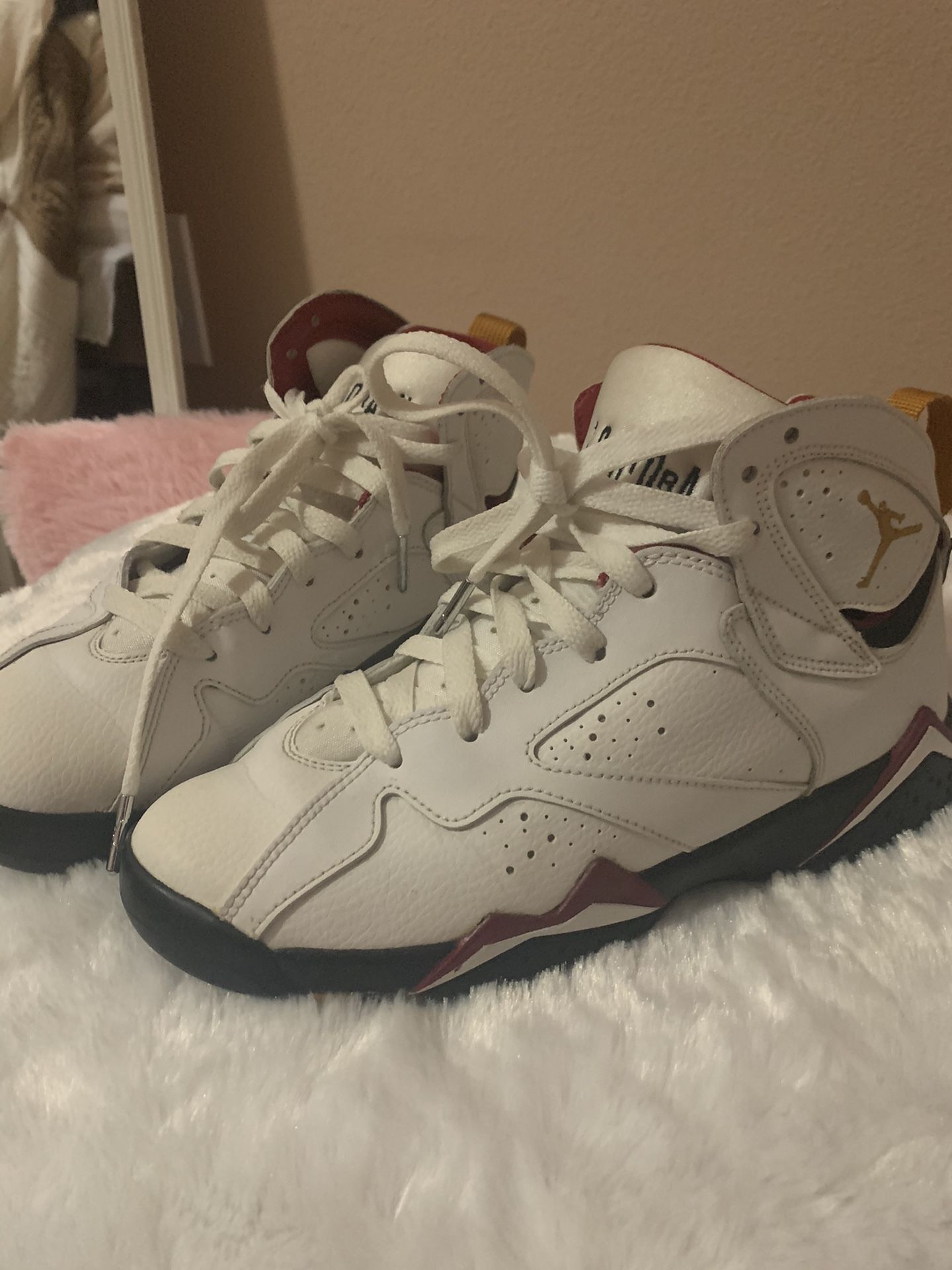 Jordan 7 Retro Cardinal Size 5.5 Men