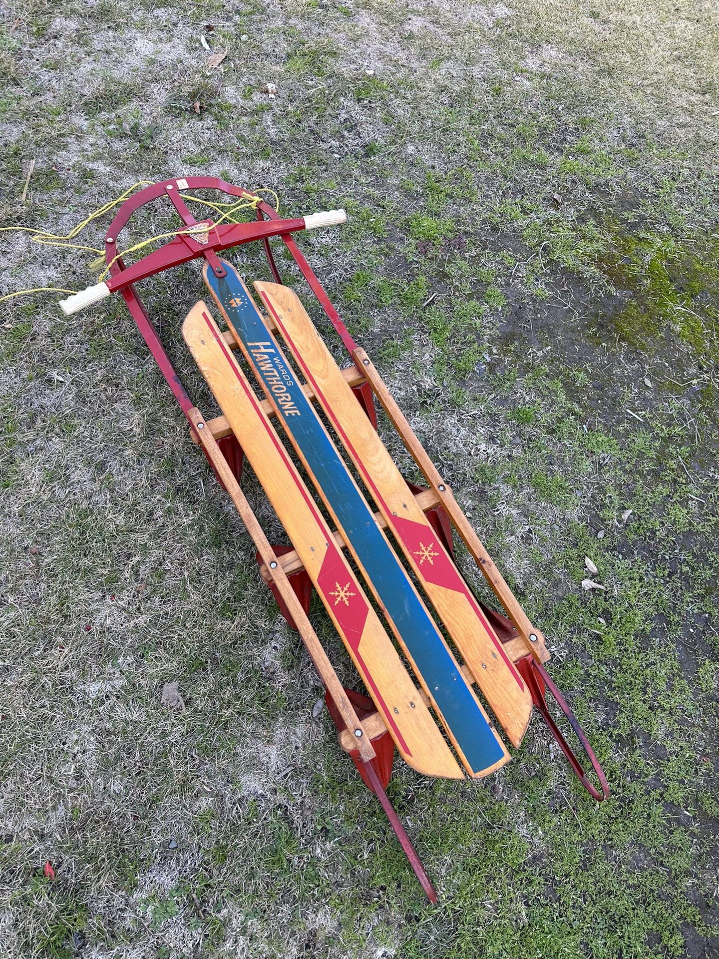 Wards Hawthorne Toboggan  Sled