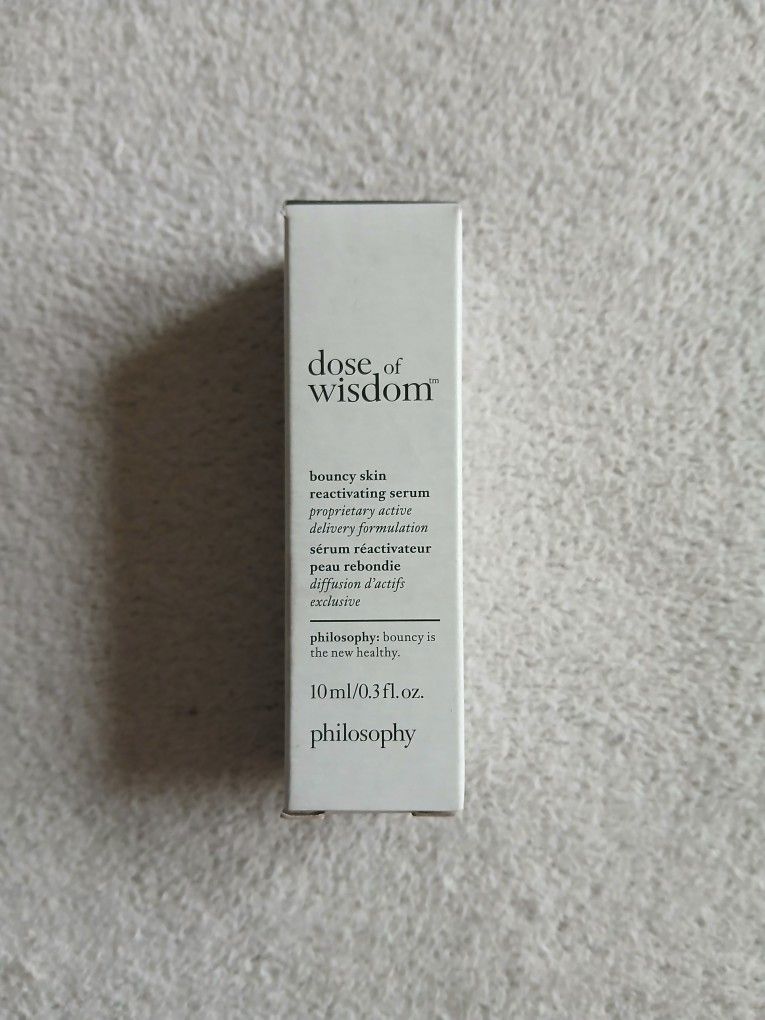 NEW Dose Of Wisdom Bouncy Skin Reactivating Serum 10ml