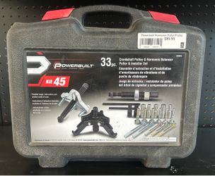 Powerbuilt 33pc Crankshaft Pulley & Harmonic Balancer Set