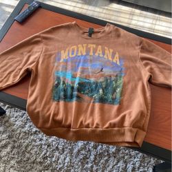 Montana Brown Sweatshirt (Women’s L)