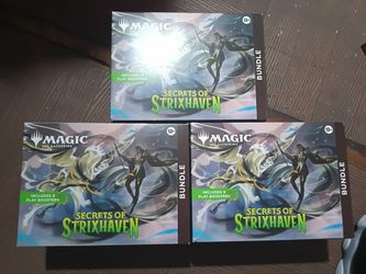 3 boxes of Magic the gathering secrets of strixhaven