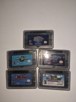 5 Game Bundle Mario World Metroid Fusion & Zero Yoshi's Island Zelda Ages Game Boy Gameboy Advance 