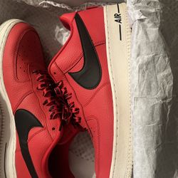 Red NBA Air Force One