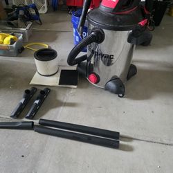 Shop-Vac Stainless Steel Wet/Dry Vacuum – w/ Accessories