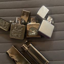 Couple Authentic Zippos And Nice Torches