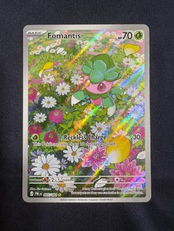 Fomantis 085/084 IR - Pitch Black - NM Pokemon TCG Card
