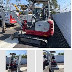 2018 Takeuchi TB216 Mini Excavator 