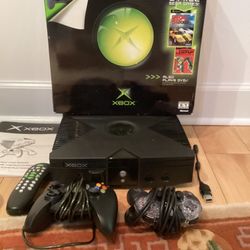 X-BOX Video Game System And Games