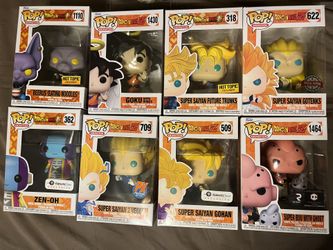 Dragonball Funko Pop Lot 