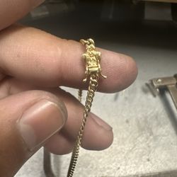 14k Gold Cuban 