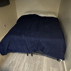 Queen size mattress and bedframe for sale