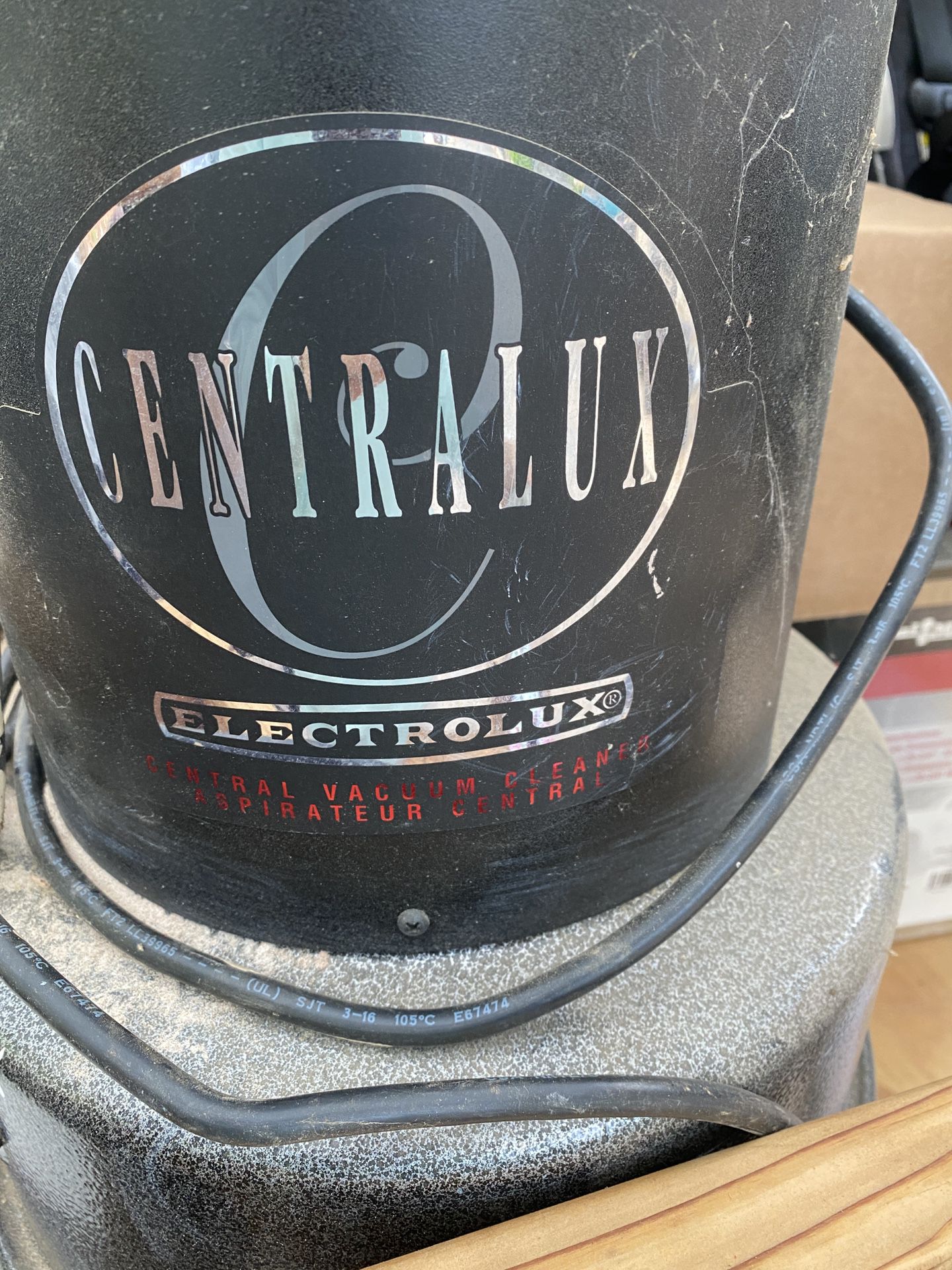 Centralux Electrolux Central Vacuum Cleaner