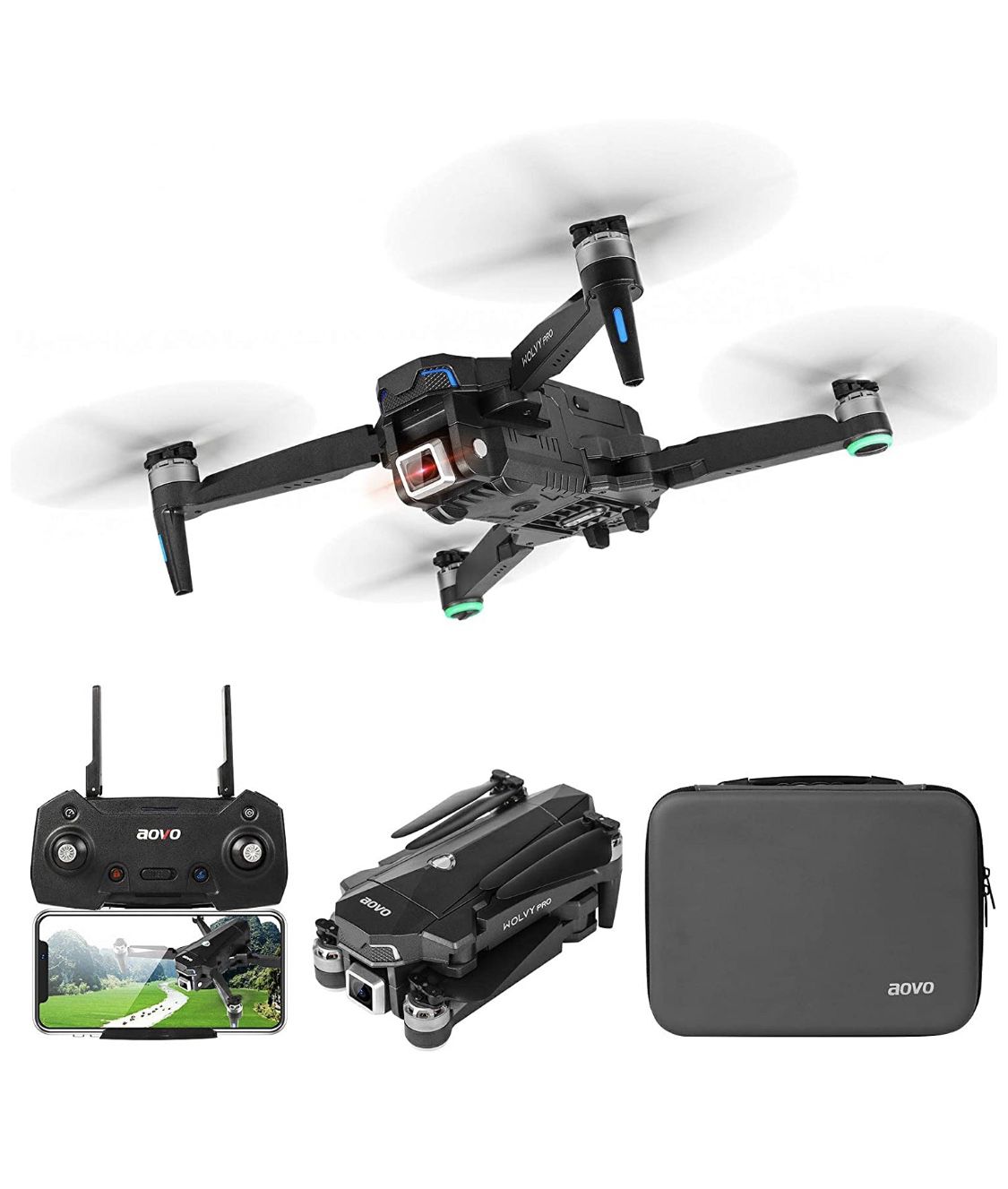 Foldable GPS Drone with 4k HD Camera for Beginners