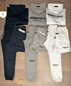 Essentials hoodies & pants — special clearance prices! 🔥