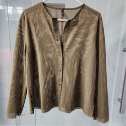 Babaton Sheer long sleeve blouse