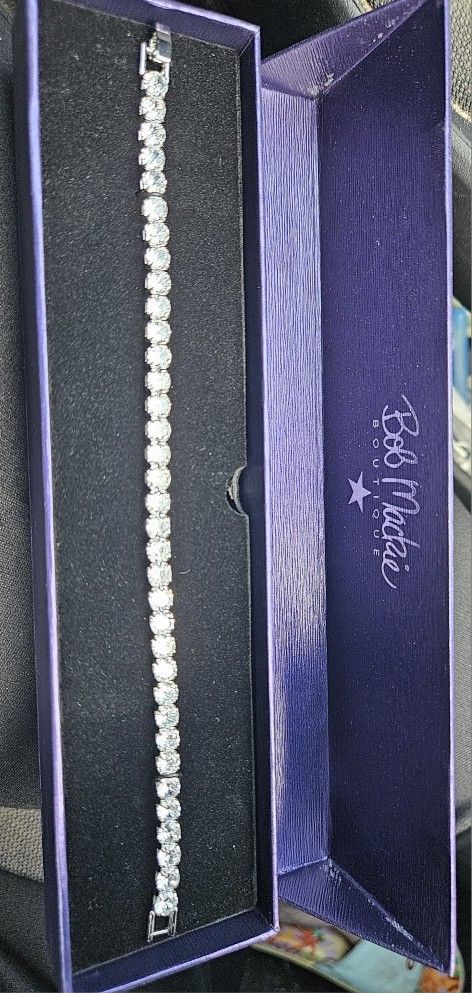Bob Mackie CZ Tennis bracelet 