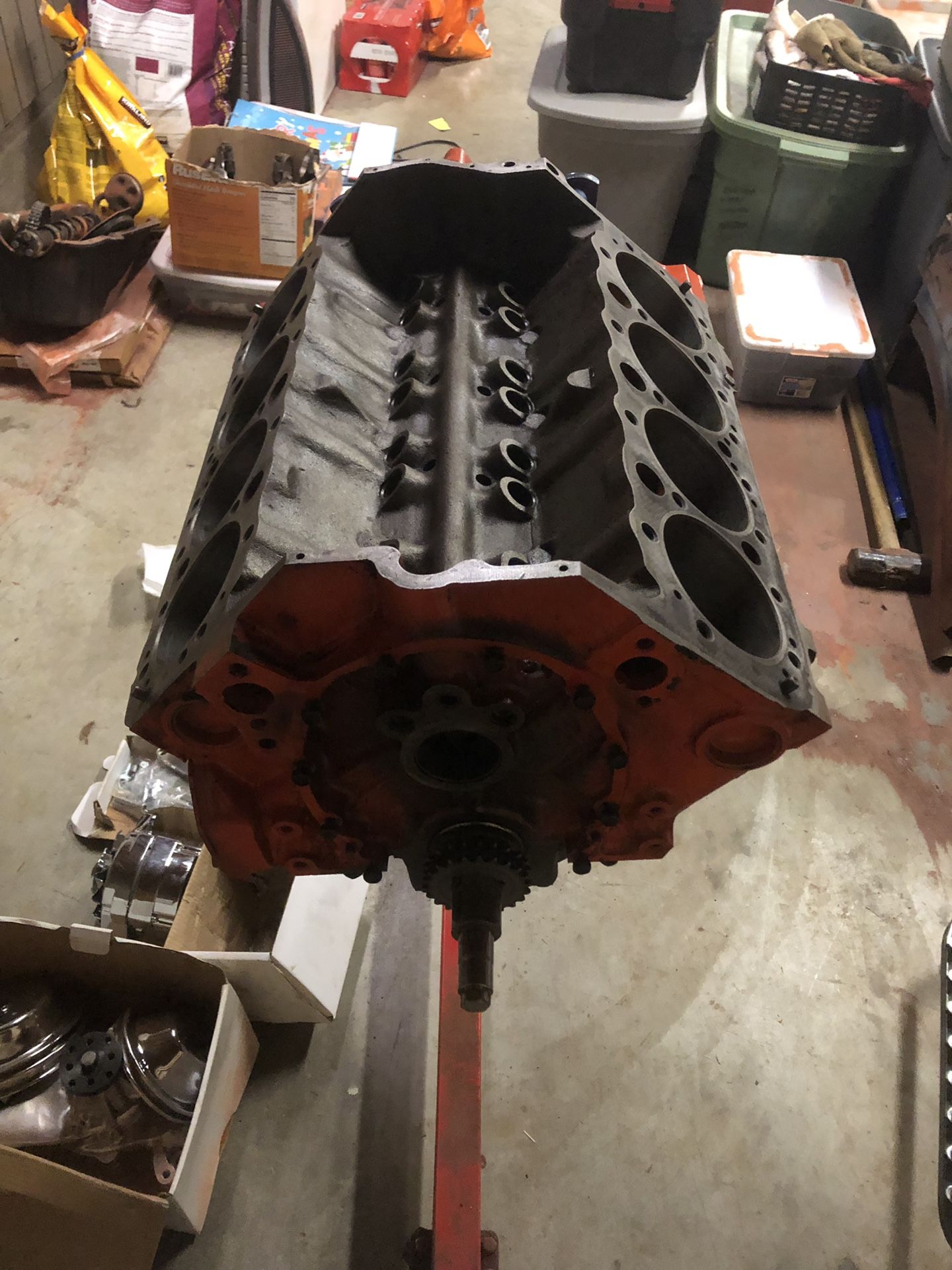 350 chevy block and parts
