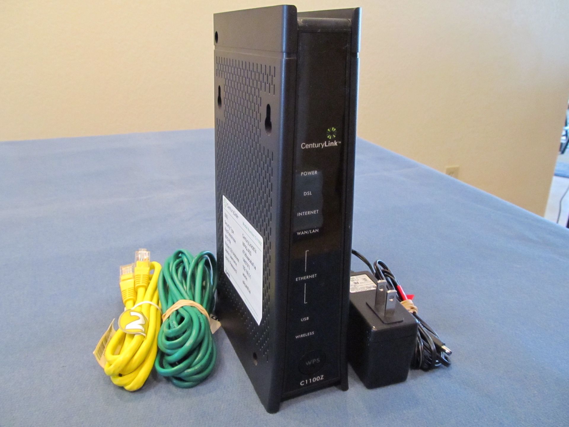 Centurylink VDSL2 Modem WiFi Router ZyXEL model C1100Z