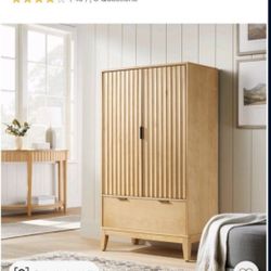 Studio mcgee 55” Thousand Oak Wood Scallop 