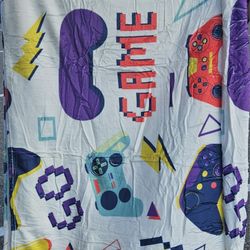 Brand New Gamer Themed 60x50 Throw Blanket 
