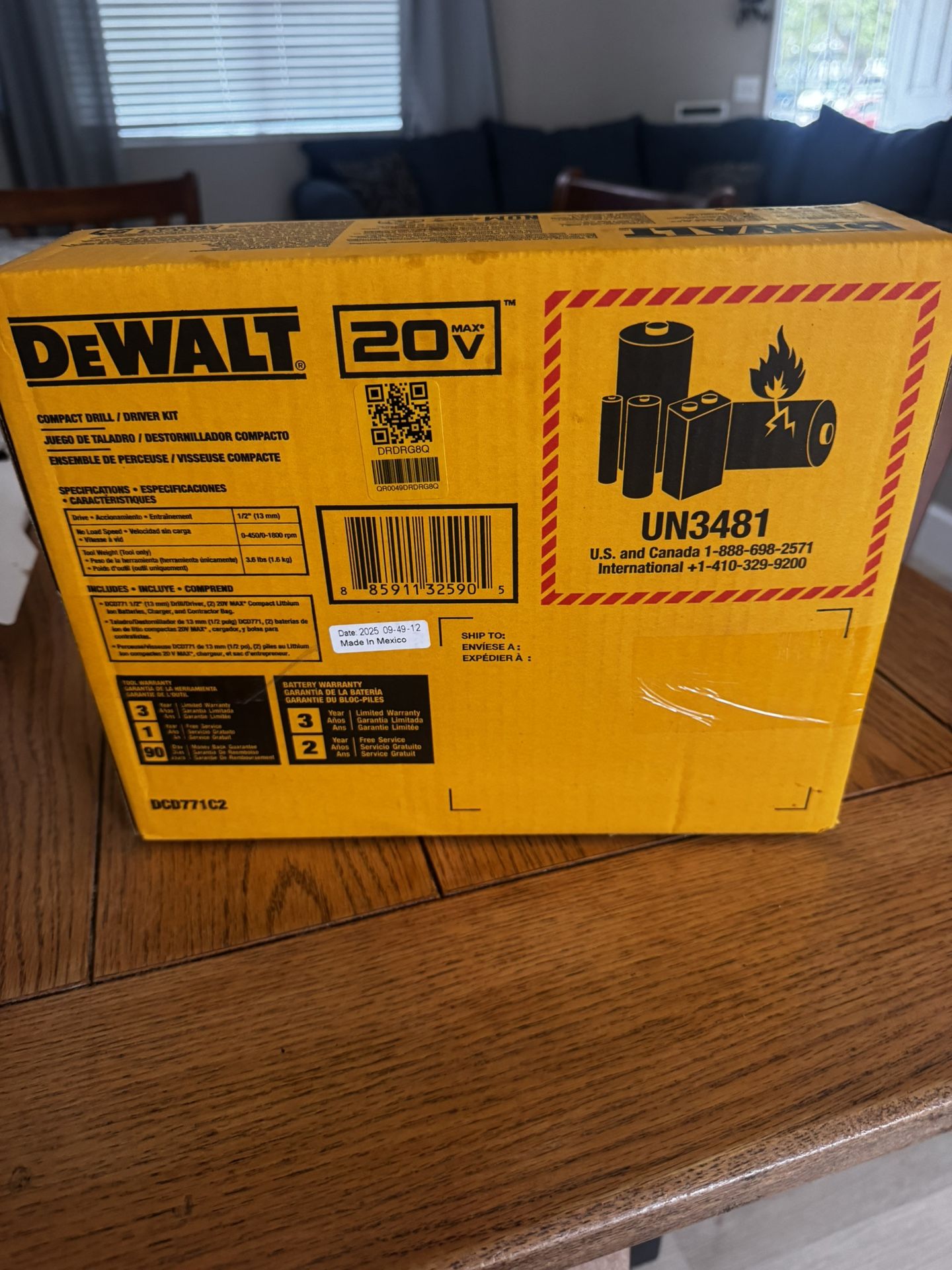 Dewalt 20v Compact Drill OBO