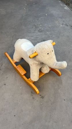 Pottery Barn kids rocking elephant