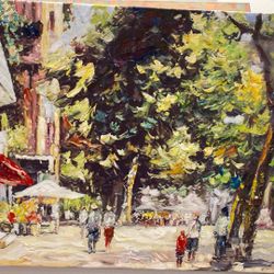 Peruvian Street Canvas Art 