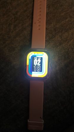 New smartwatch with a different colored band included