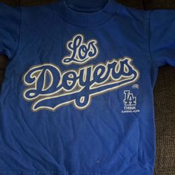 Los Doyers Blue Boys T-shirt Size XS