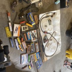 Model Train Table And Trains 