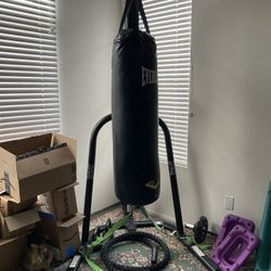 Everlast Punching Bag With Stand
