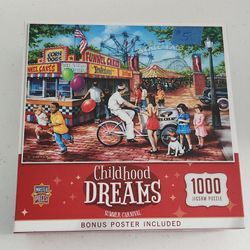 Childhood Dreams Summer Carnival 1000 Piece Jigsaw Puzzle