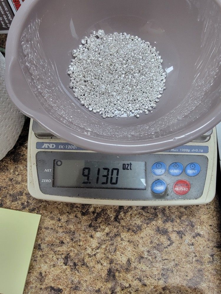 9.13 Troy Ounces .999 Fine Silver Jewelry Shot
