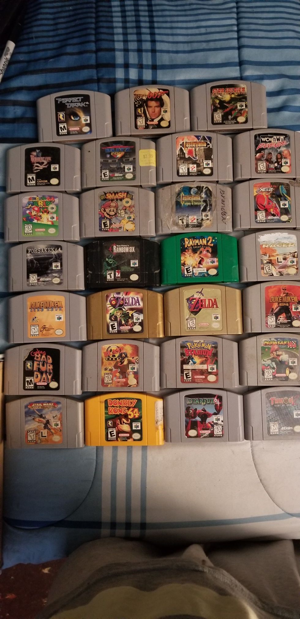 SNES and N64 games