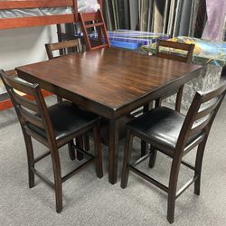 Wood Dining Table With 4 Chairs Huge Blowout Sale 