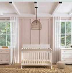 4-in-1 convertible crib (DaVinci Kalani) - Grey