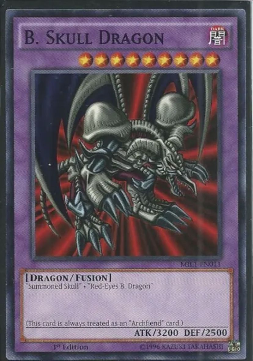 Yugioh - B. Skull Dragon - 1st Edition Card