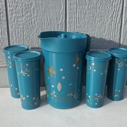 Tupperware Jarra Y Vasos