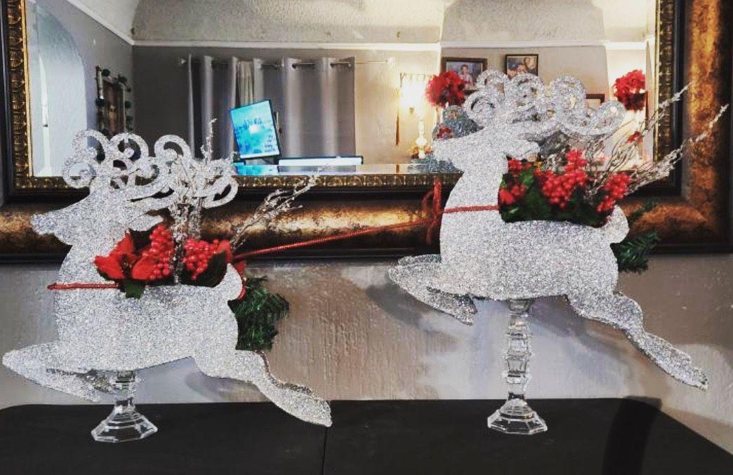 Santa’s Deers Christmas Decorations
